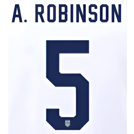 USA 2024/25 Home Robinson #5 Jersey Name Set
