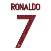 Portugal 2018 Youth Away Ronaldo #7 Jersey Name Set