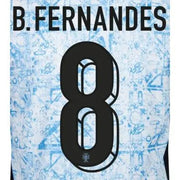 Portugal 2024/25 Away B. Fernandes #8 Jersey Name Set