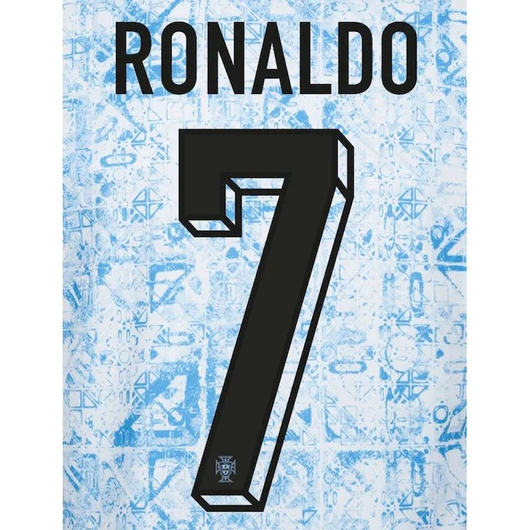 Portugal 2024/25 Away Ronaldo #7 Jersey Name Set