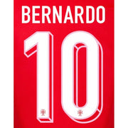 Portugal 2024/25 Home Bernardo #10 Jersey Name Set