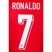 Portugal 2024/25 Home Ronaldo #7 Jersey Name Set