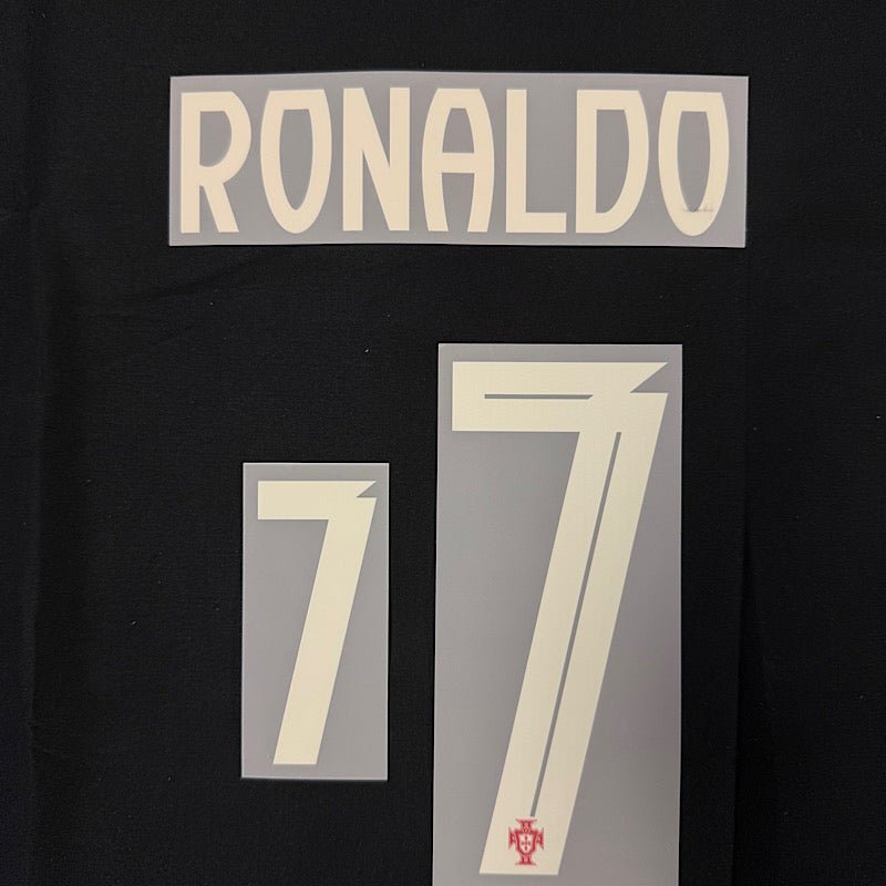 Portugal 2025-26 Home RONALDO #7 Youth Official Name Set