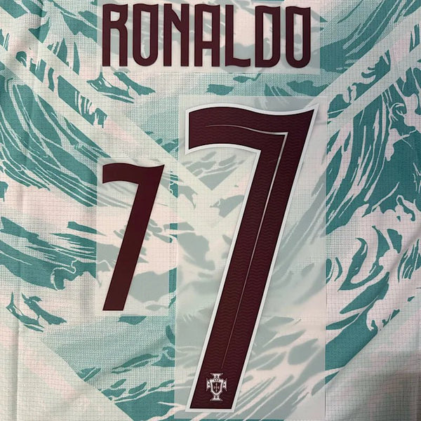 新品未使用タグ付 ポルトガル代表 2026W杯　ロナウド No.7 M Portugal 2026- Away RONALDO #7 Official Name Set – ProSoccer