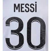 PSG 2022-23 Away Messi #30 Jersey Name Set