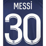 PSG 2022-23 Home Messi #10 Jersey Name Set
