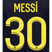 PSG 2023 Fourth Messi #30 Jersey Name Set