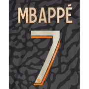 PSG 2023/24 Third Mbappe #7 Jersey Name Set