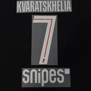 PSG 2025/26 Home KVARATSKHELIA #7 Jersey Name Set