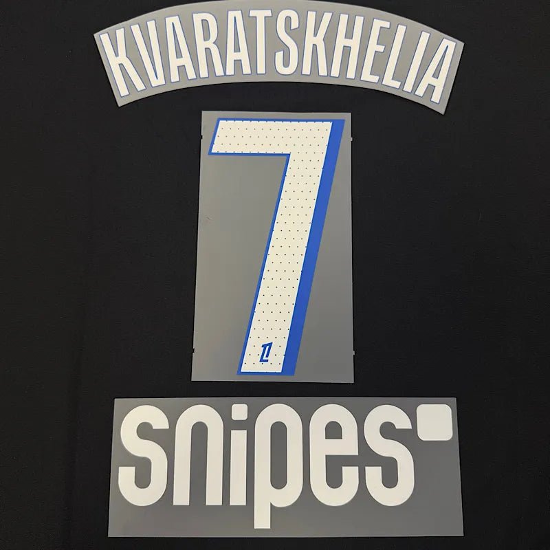 PSG 2025/26 Third KVARATSKHELIA #7 Jersey Name Set
