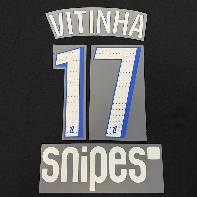 PSG 2025/26 Third VITINHA #17 Jersey Name Set
