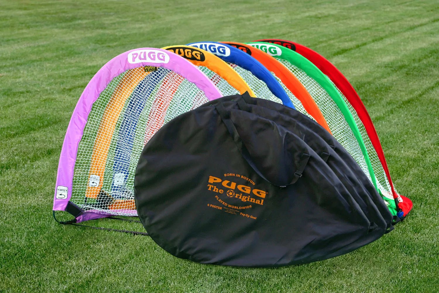 PUGG 6 Pack Pop-Up Goals (6 Footer)