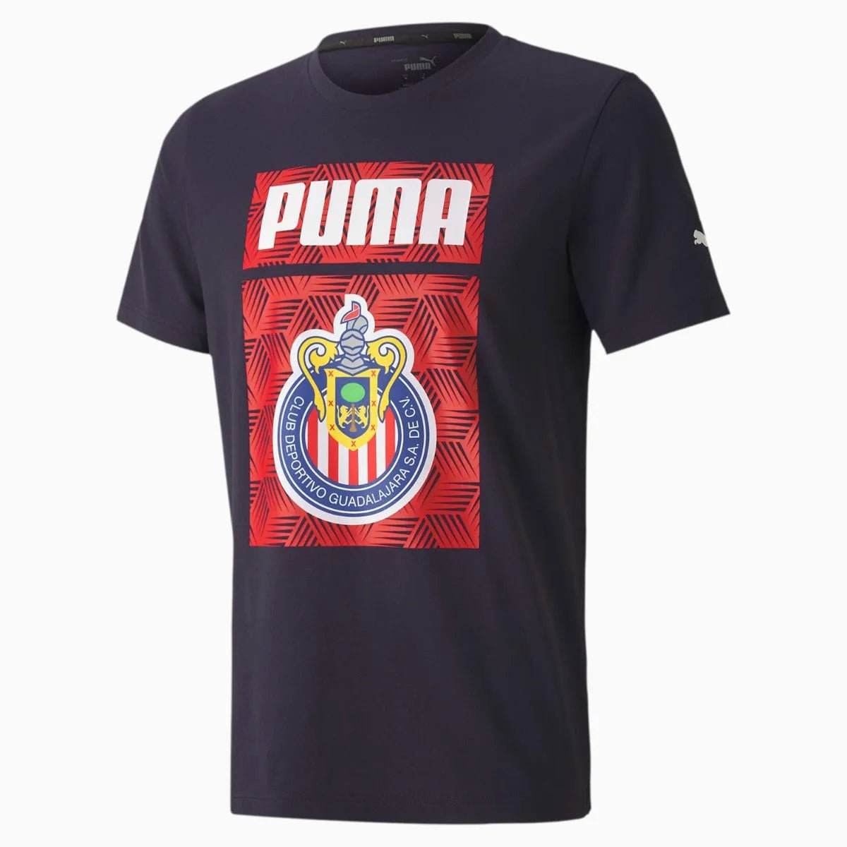 Puma 2020-21 Chivas FTBL Core Graphic Tee - Navy-Red