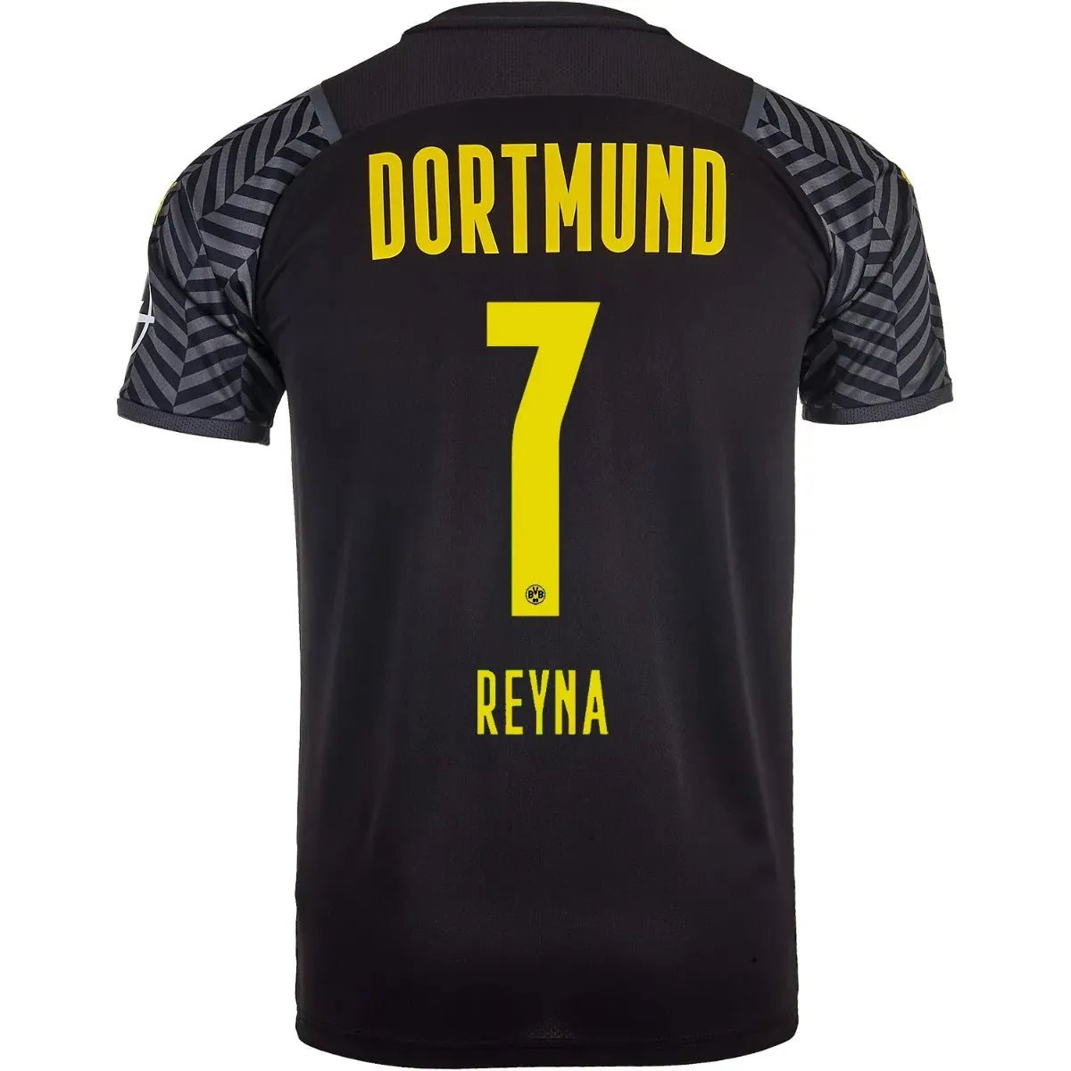 Puma 2021-22 Borussia Dortmund Away Jersey - Black