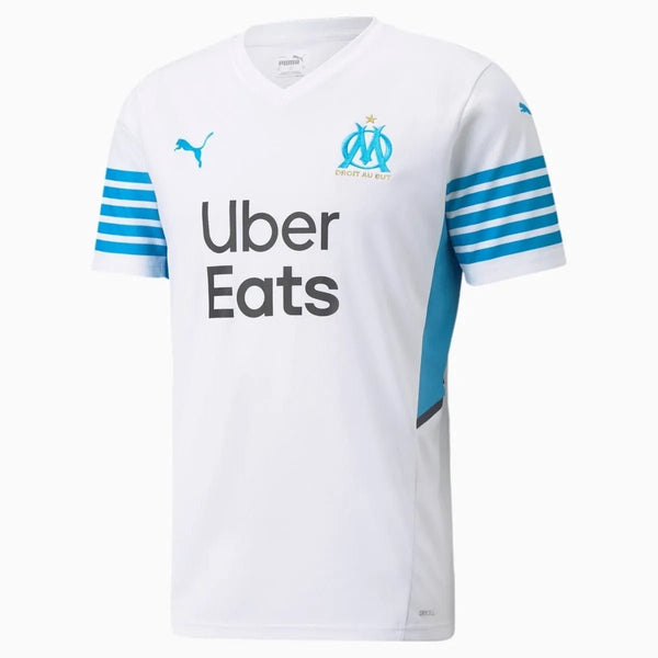 Puma 2021-22 Olympique Marseille Home Soccer Jersey - White