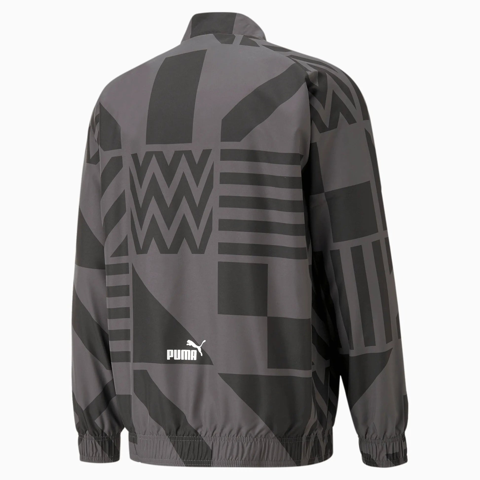 Puma 2022-23 AC Milan Pre-Match Jacket - Puma Black-Asphalt