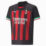 Puma 2022-23 AC Milan Youth Home Jersey - Red-Black