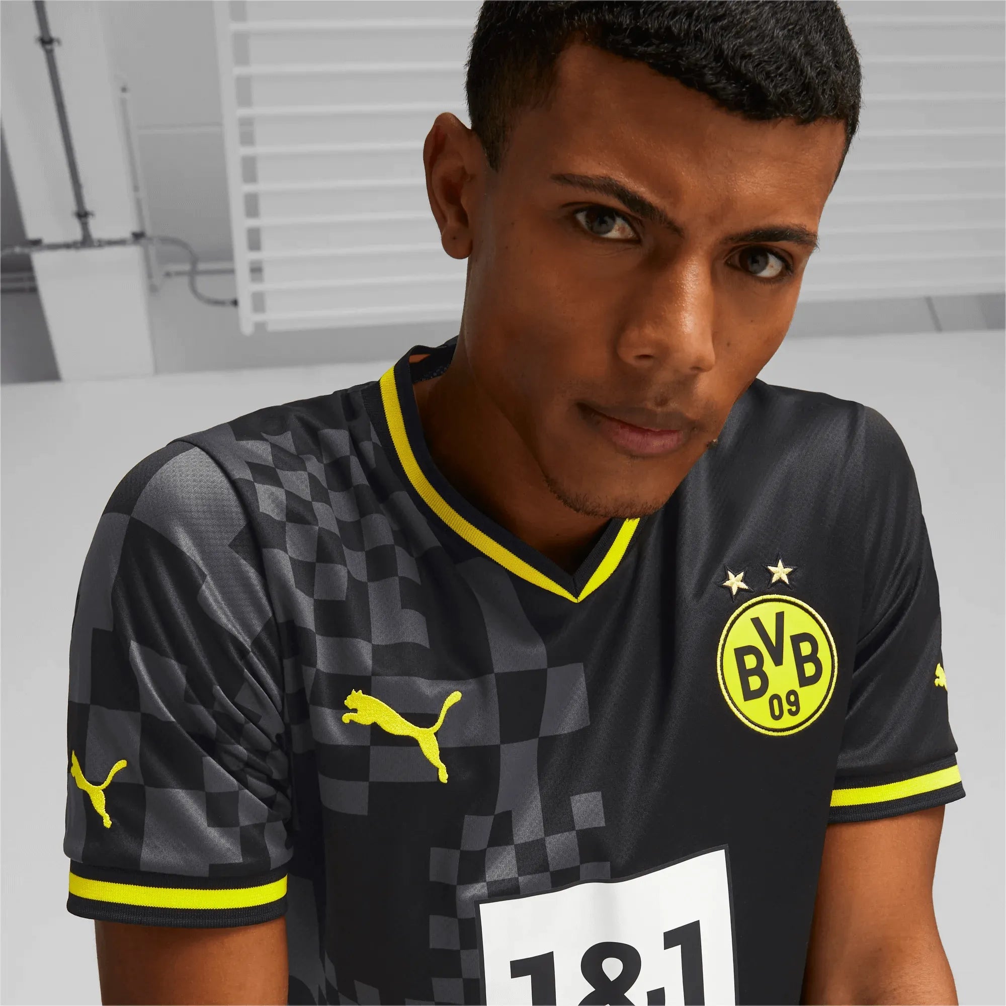 Puma 2022-23 Borussia Dortmund Away Jersey - Black-Asphalt