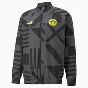Puma 2022-23 Borussia Dortmund Prematch Jacket Black-Yellow