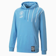Puma 2022-23 Manchester City FtblCulture Hoody - Light Blue-White