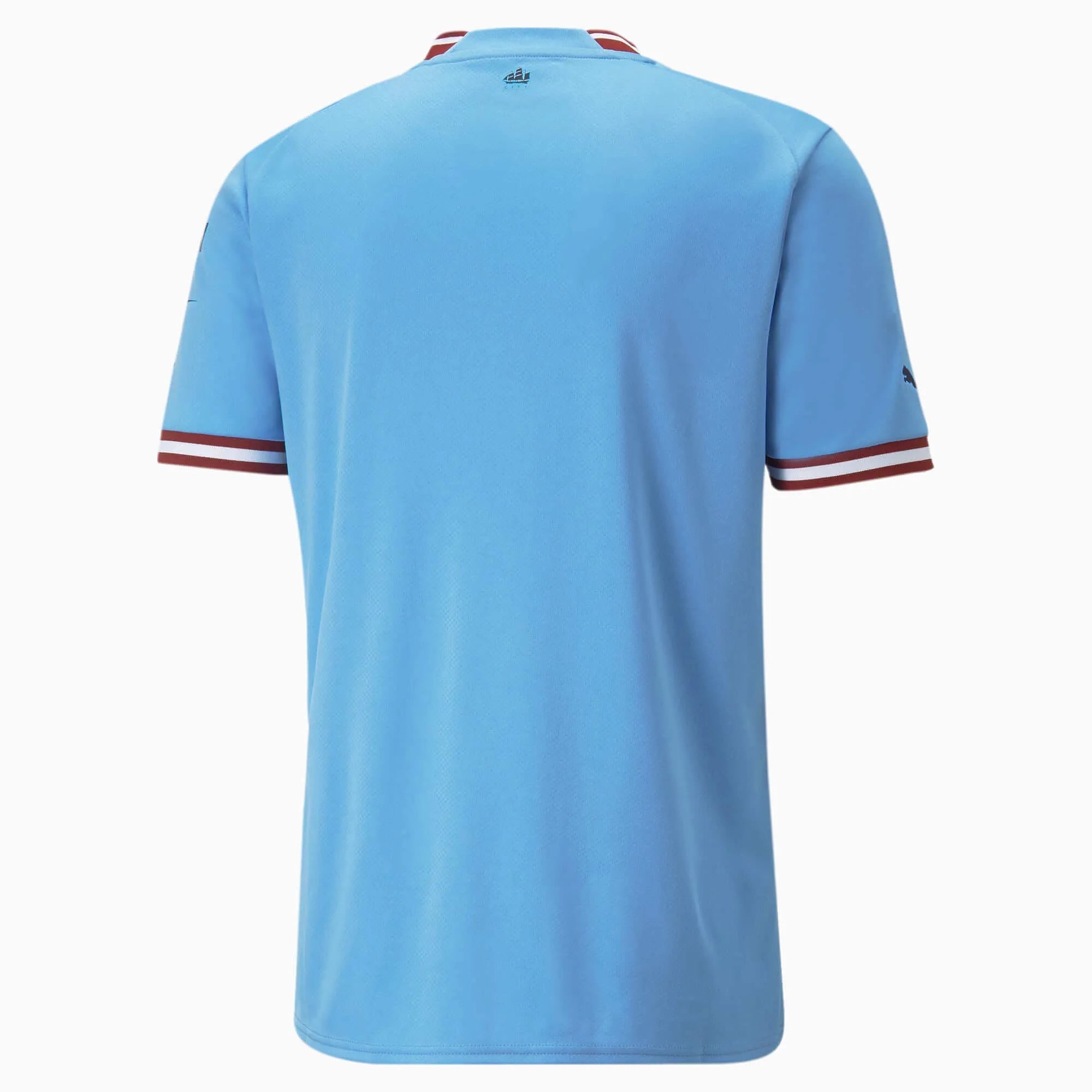 Puma 2022-23 Manchester City Home Jersey - Light Blue-Intense Red