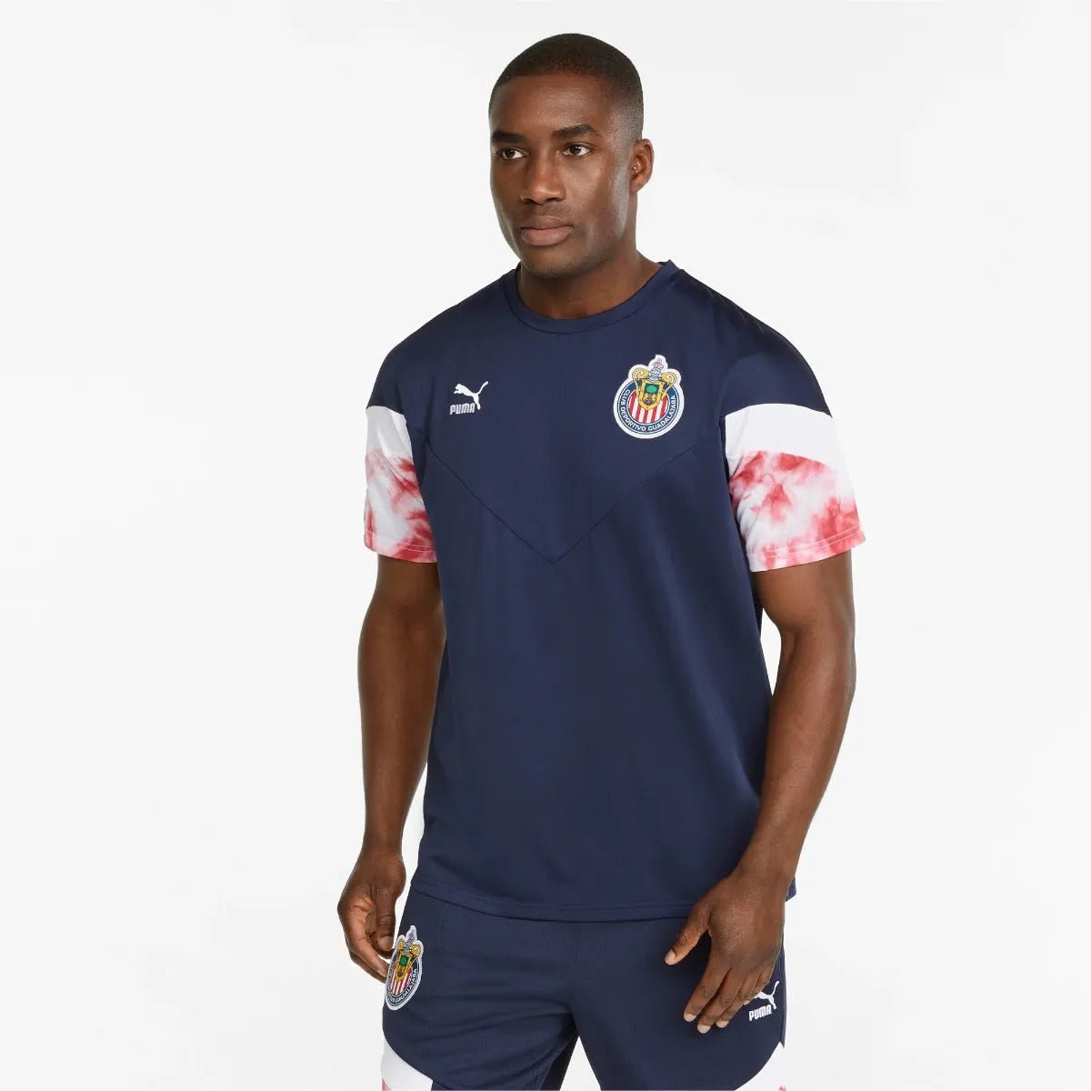 Puma 2022 Chivas Iconic MCS Tee - Navy-White-Red