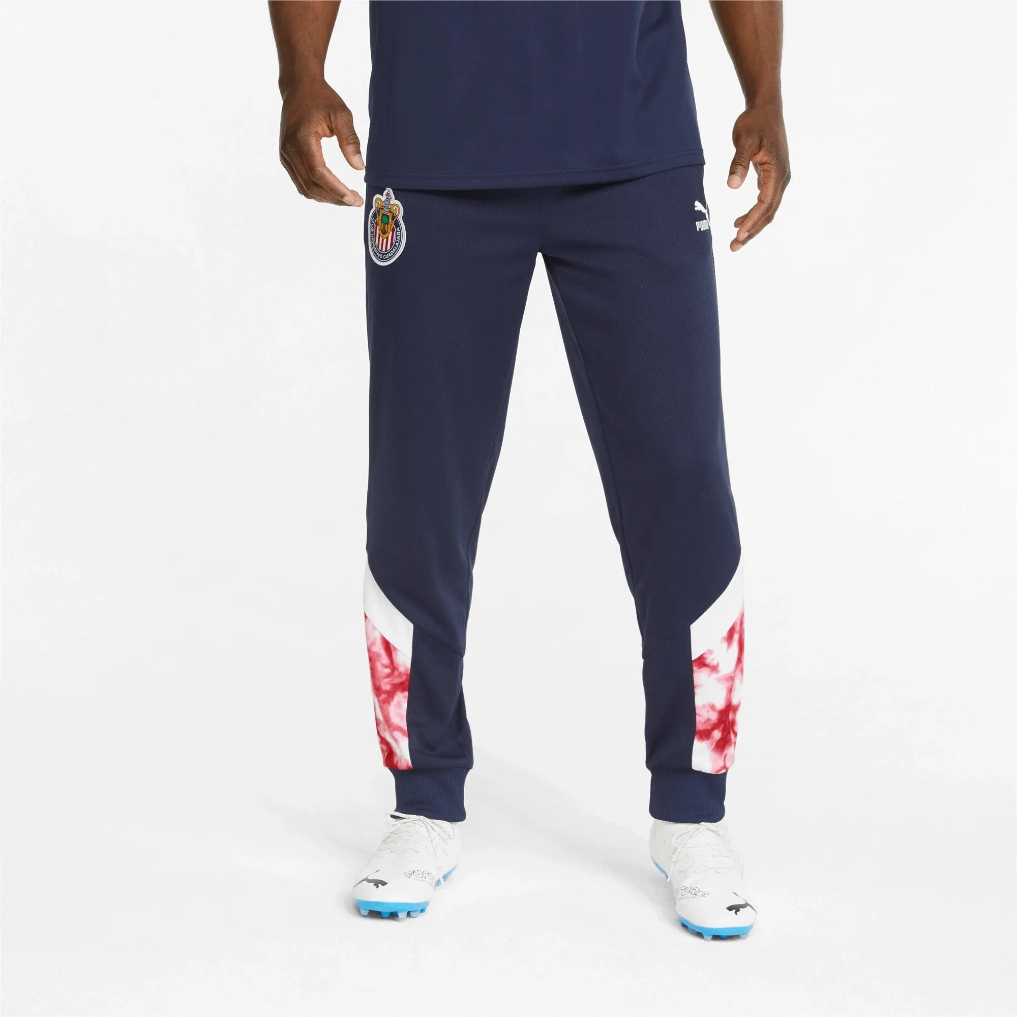 Puma 2022 Chivas Iconic Mesh Track Pants - Navy