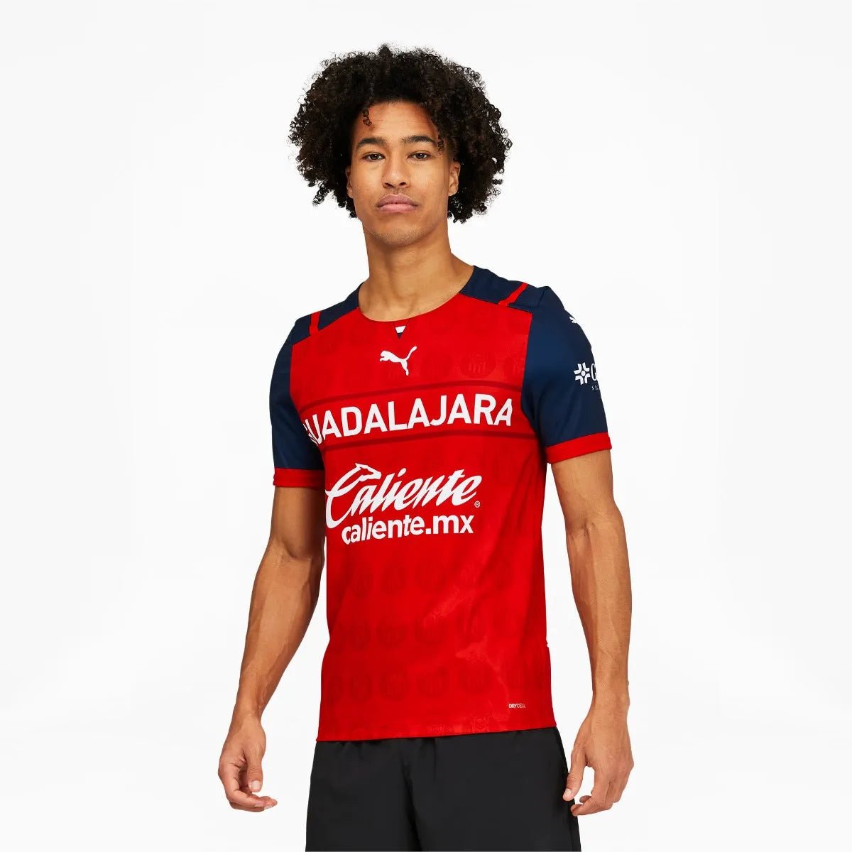 Puma 2022 Chivas Third Jersey - Red (Model -- Front)