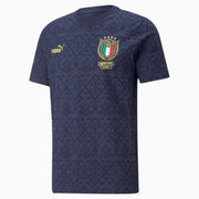 Puma 2022 Italy Graphic Winner Tee - Navy-Gold