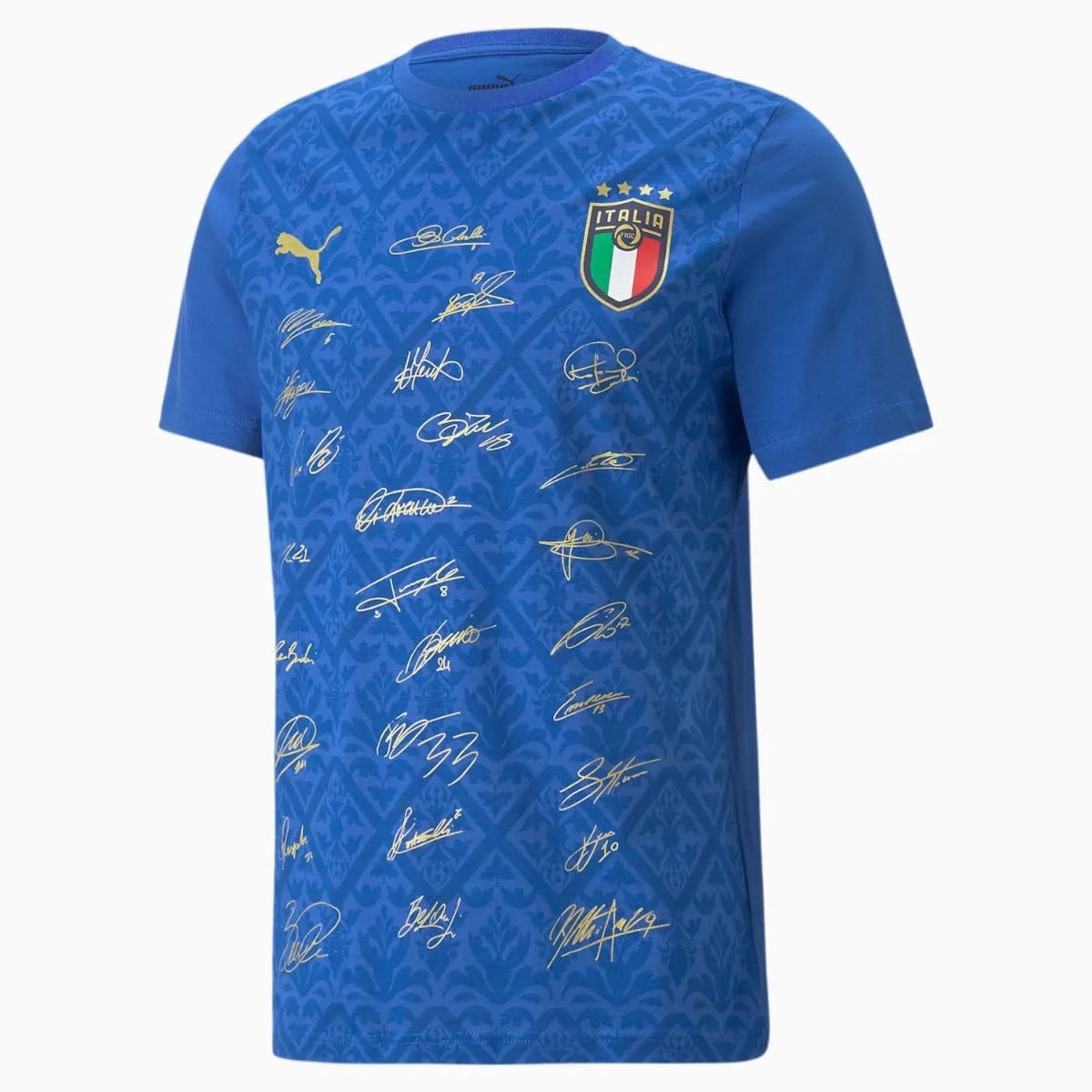Puma 2022 Italy Signature Winner Tee - Royal-Gold