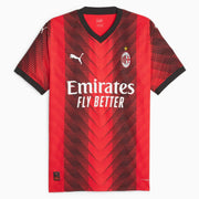Puma 2023-24 AC Milan Men's Authentic Match Home Jersey