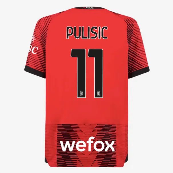 Puma 2023-24 AC Milan Men's Authentic Match Home Jersey