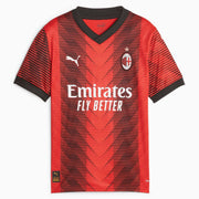 Puma 2023-24 AC Milan Youth Stadium Home Jersey