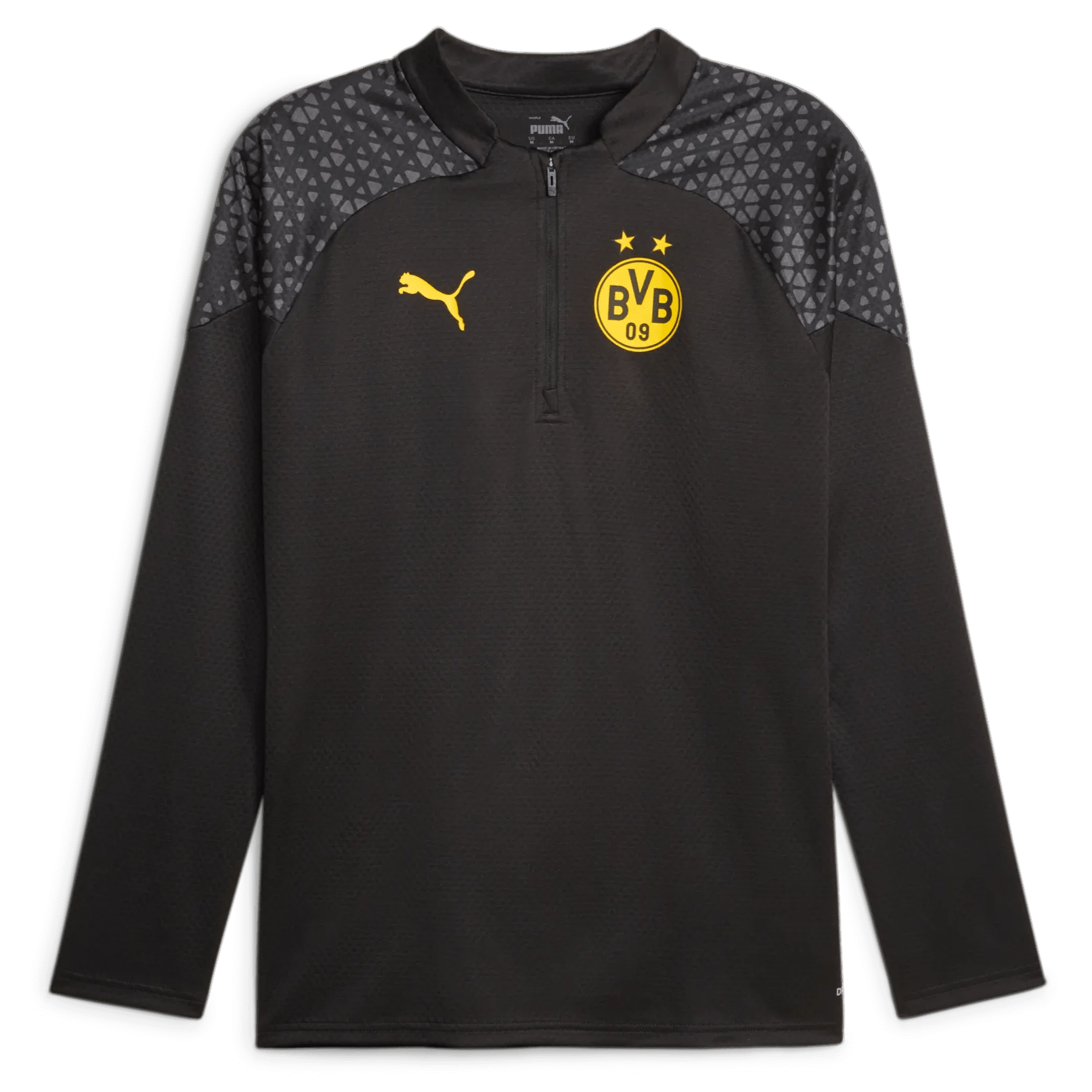 Puma 2023-24 Borussia Dortmund Men's Quarter-Zip Training Top