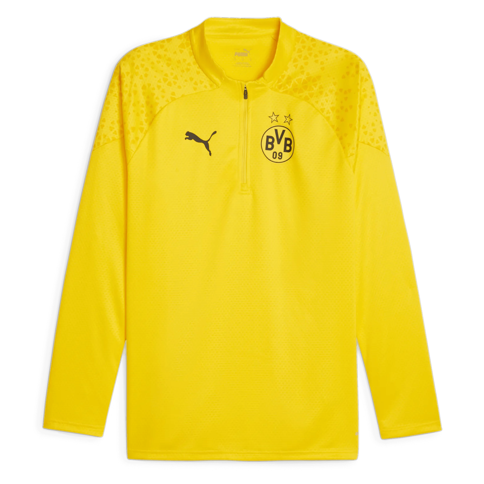 Puma 2023-24 Borussia Dortmund Men's Quarter-Zip YB Training Top