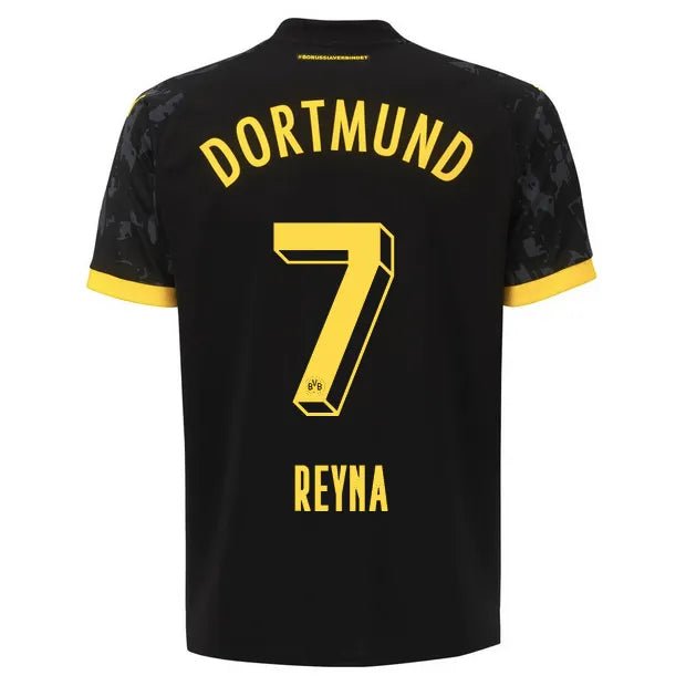 Puma 2023-24 Borussia Dortmund Men's Stadium Away Jersey