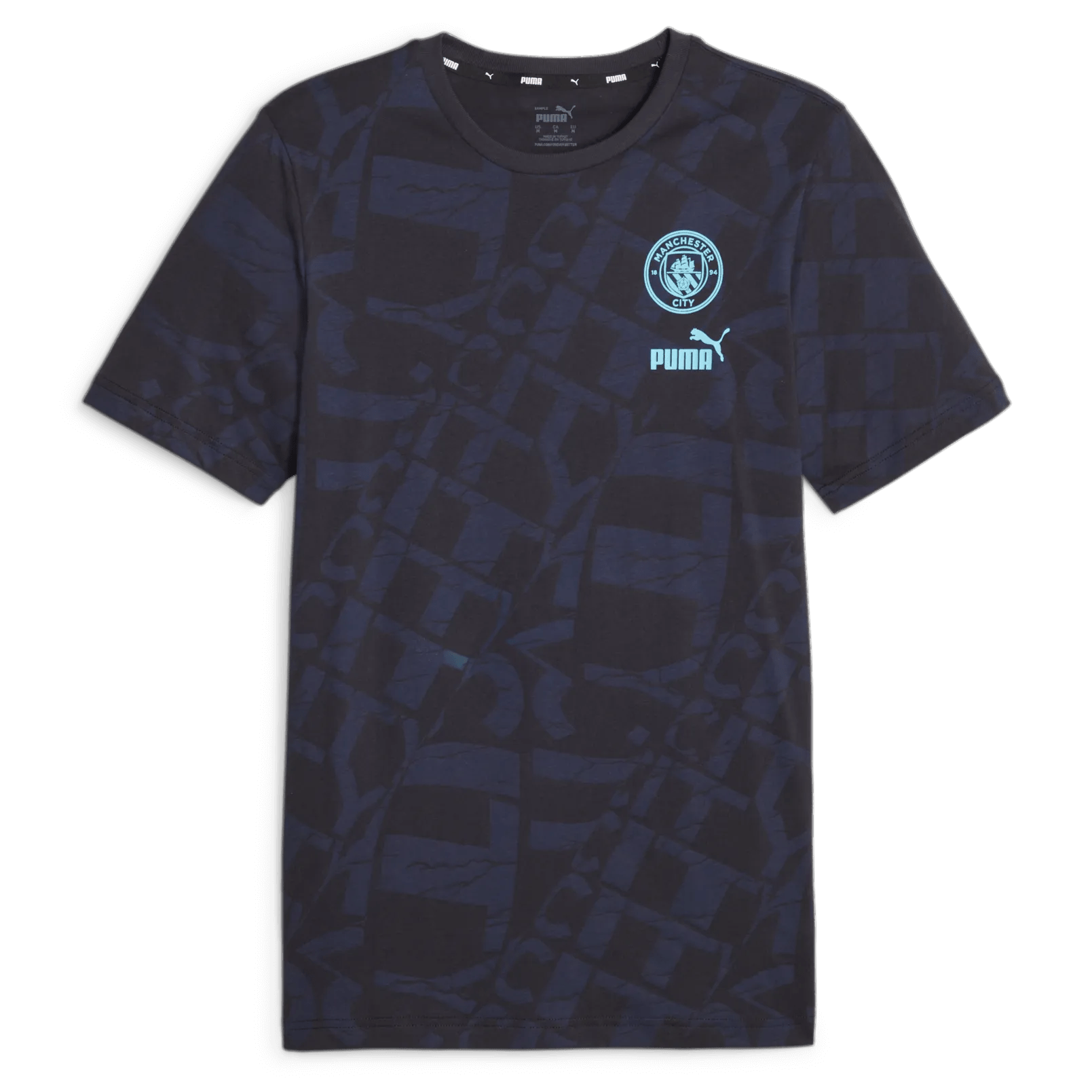 Puma 2023-24 Manchester City Men's Ftbl Core AOP Tee
