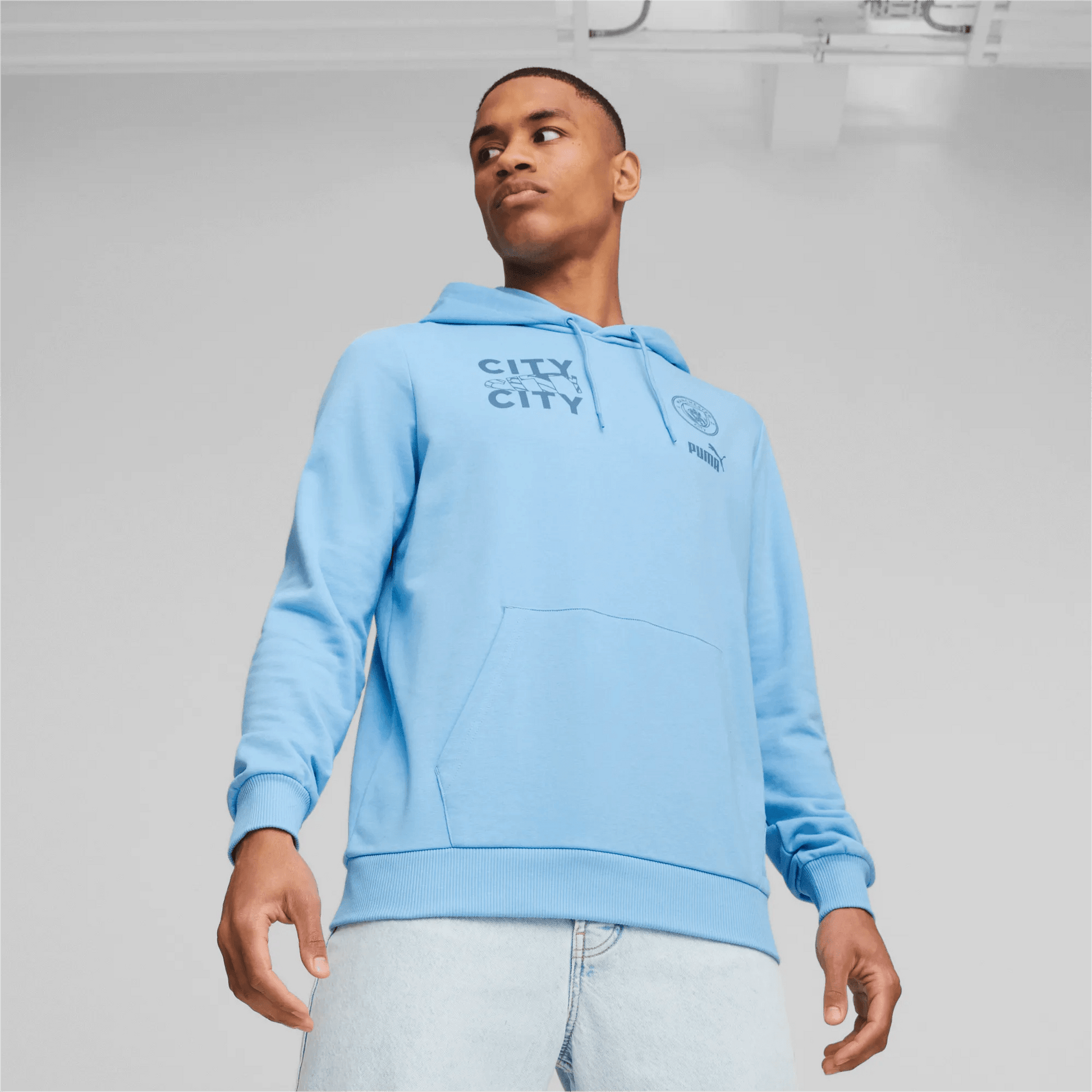 Puma 2023-24 Manchester City Men's Ftbl Core Graphic Hoody