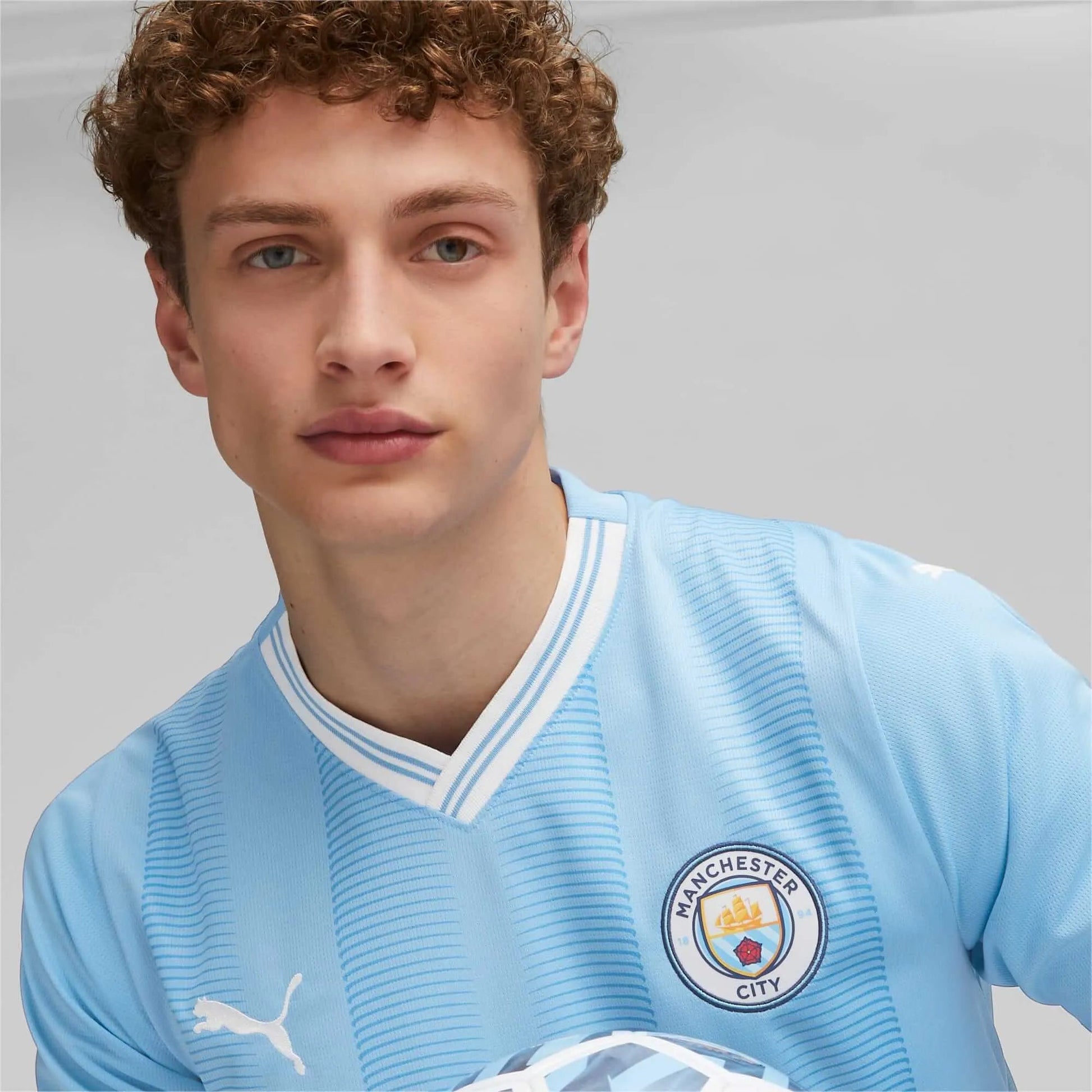Puma 2023-24 Manchester City Men's Stadium Home Jersey