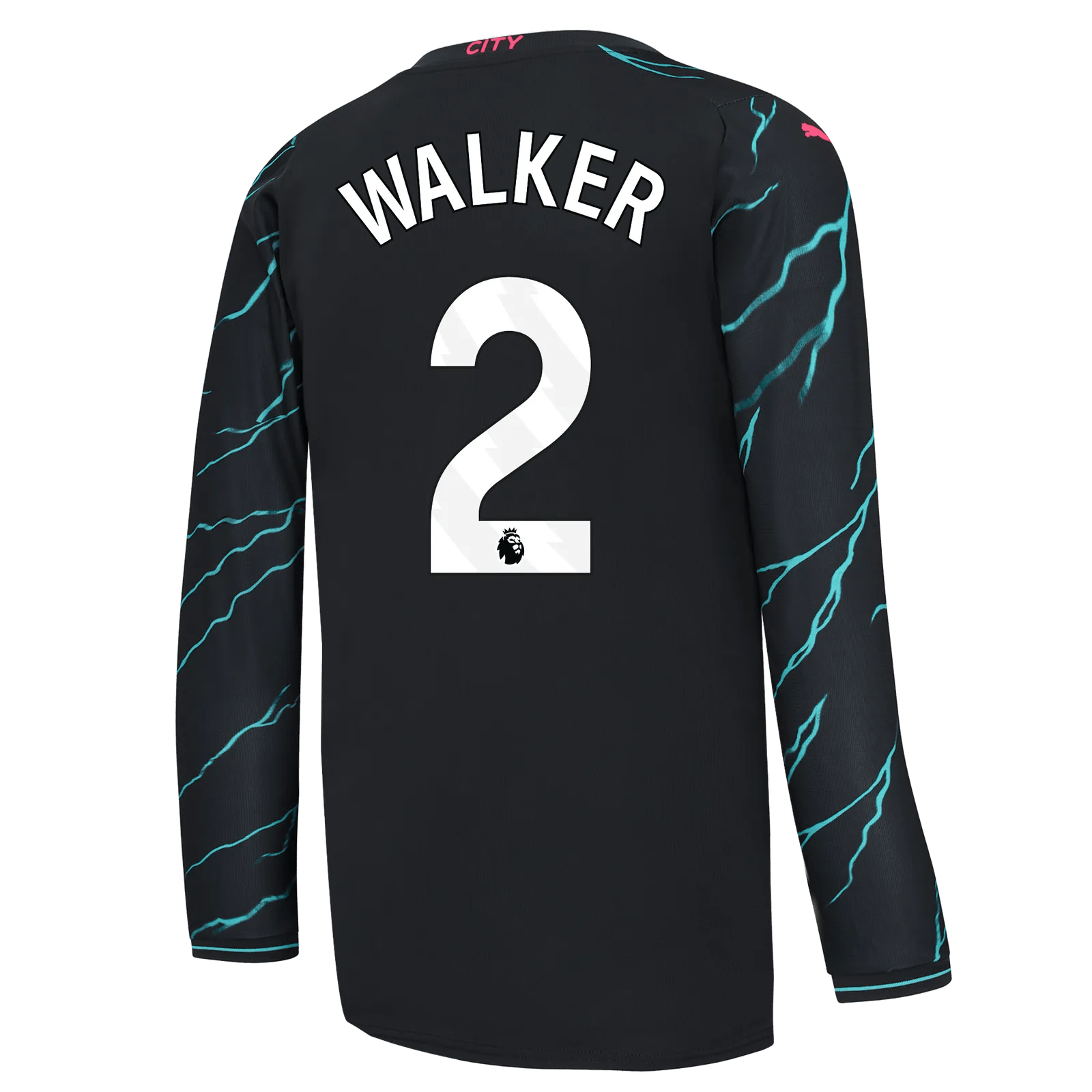 Puma 2023-24 Manchester City Men's Stadium Third Long-Sleeve Jersey