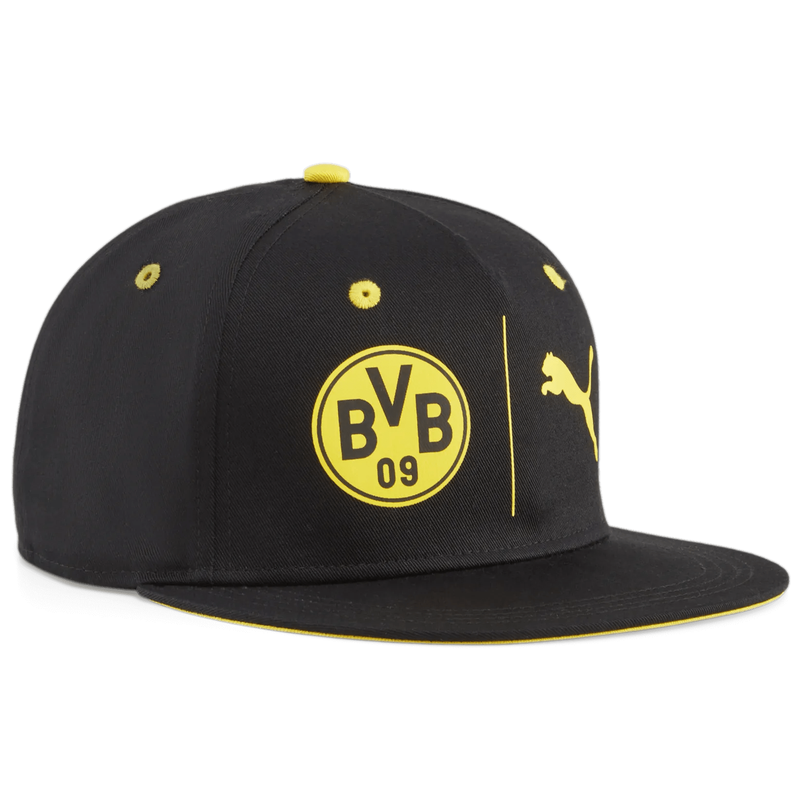 Puma Borussia Dortmund Flatbrim Cap (Lateral - Front)