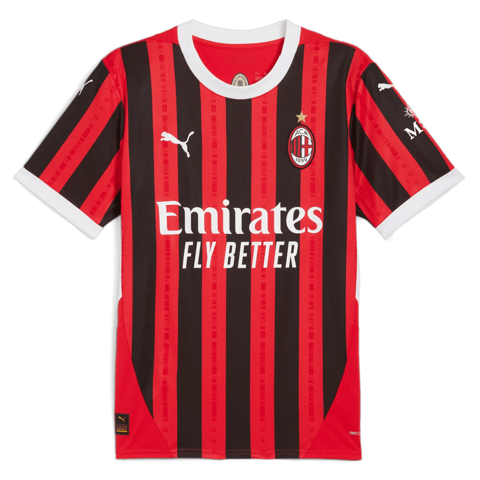 Puma 2024-25 AC Milian Men's Stadium Home Jersey (Front)