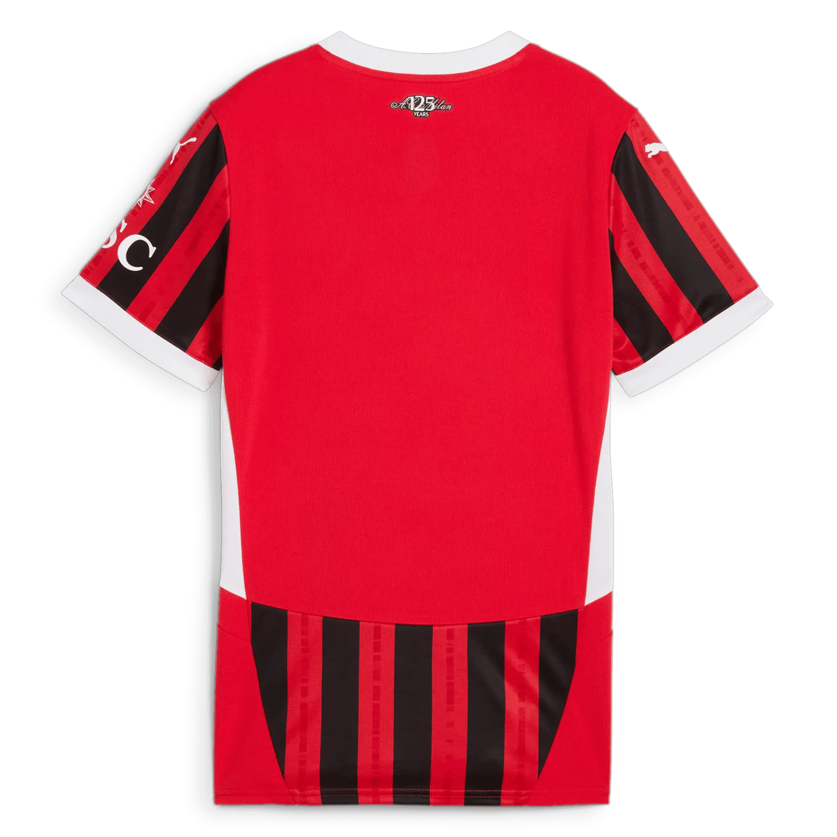 Puma 2024-25 AC Milan Women's Stadium Home Jersey (Back)