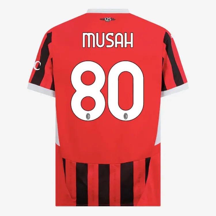 Puma 2024-25 AC Milan Men's Stadium Home Jersey (Musah)