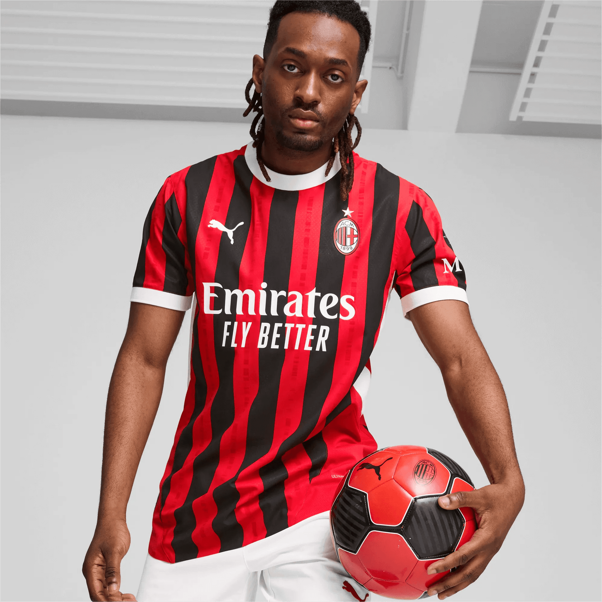 Puma 2024-25 AC Milian Men's Authentic Home Jersey