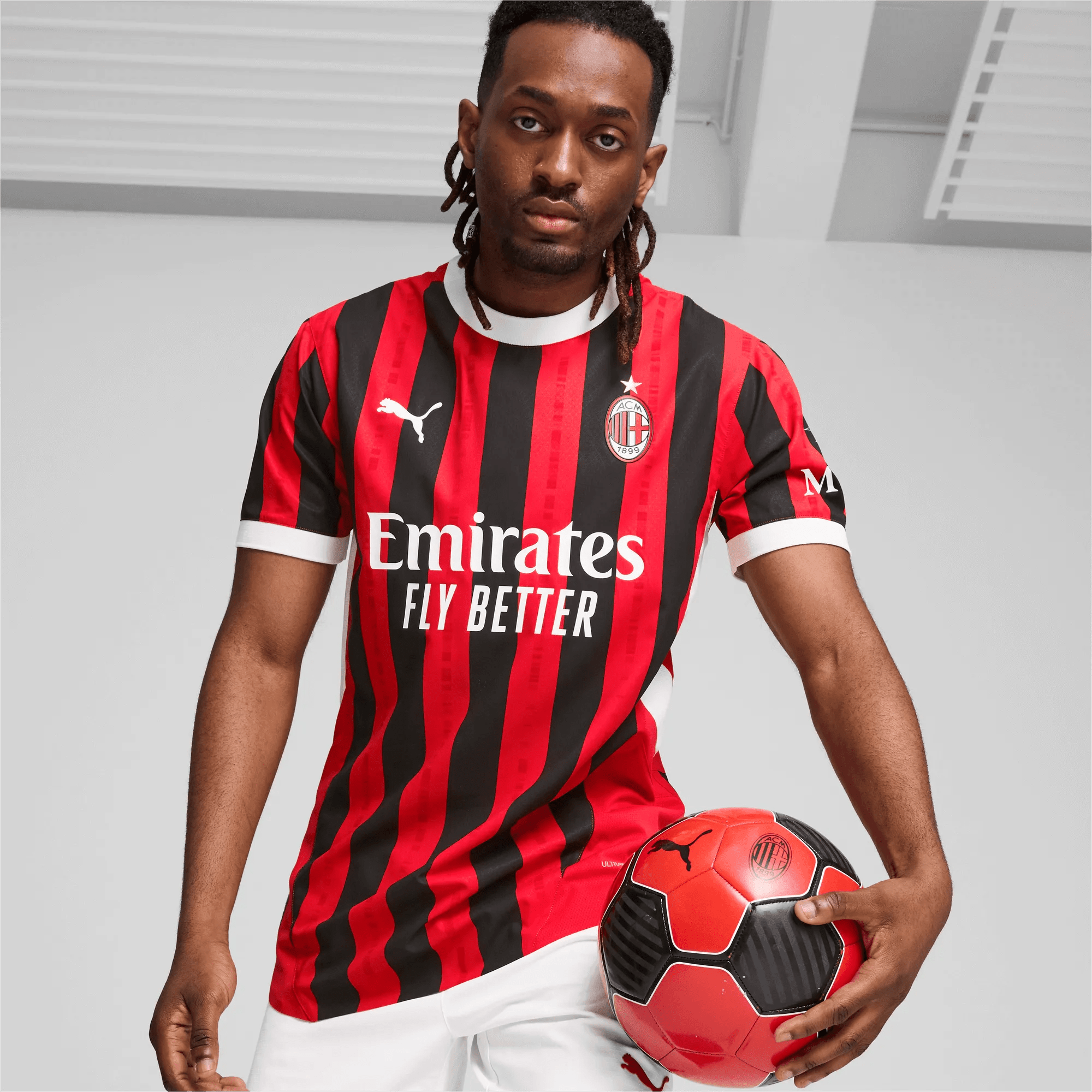 Puma 2024-25 AC Milian Men's Authentic Home Jersey