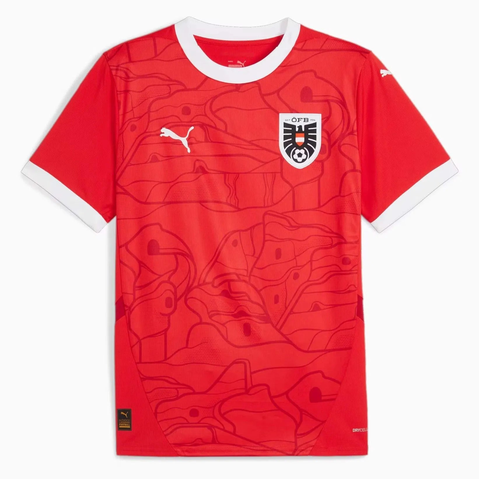 Puma 2024-25 Austria Men's Stadium Home Jersey (Front)