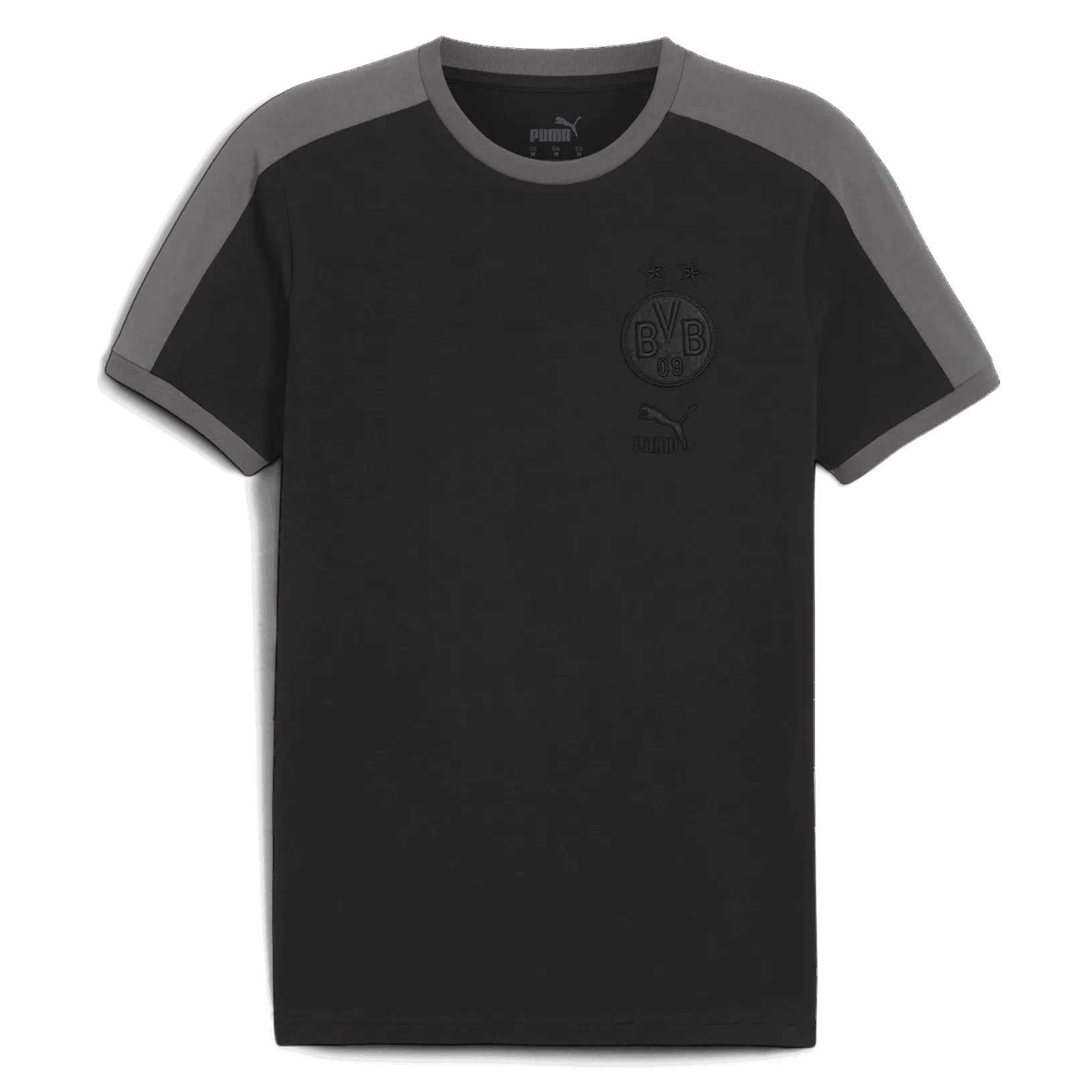 Puma 2024-25 Borussia Dortmund FTBL Heritage T7 Tee (Front)