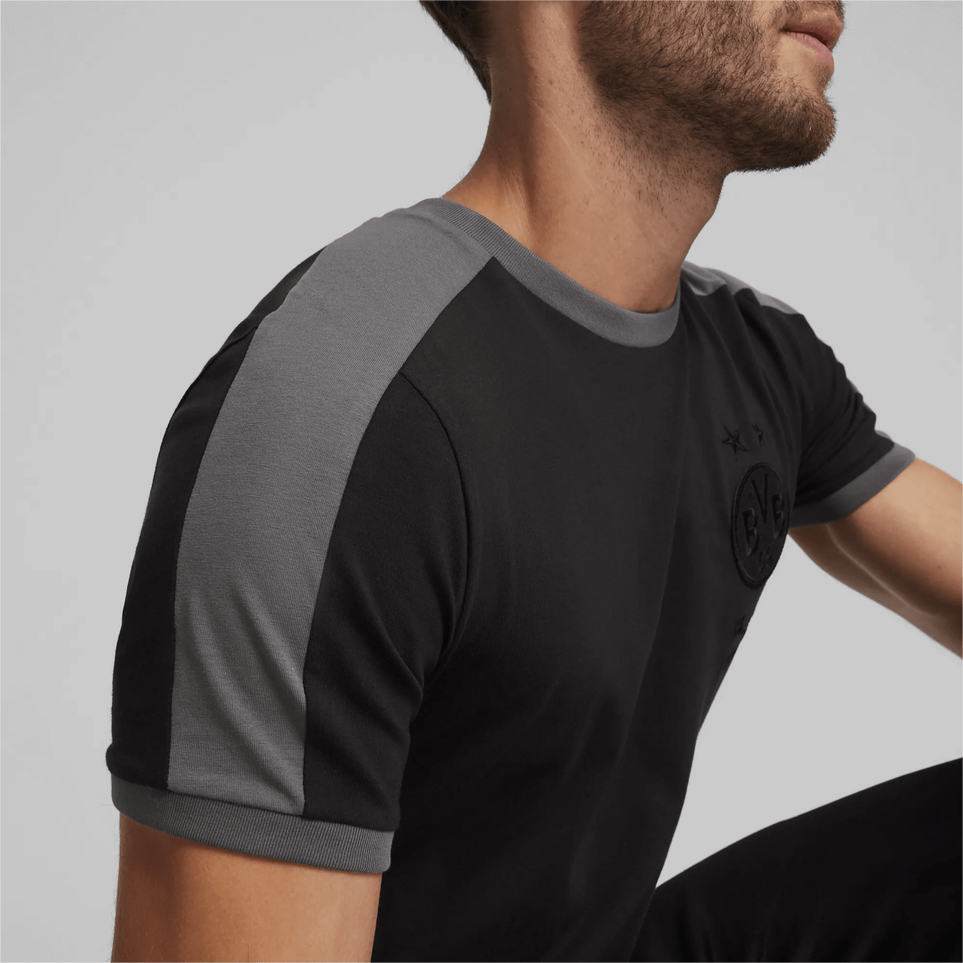 Puma 2024-25 Borussia Dortmund FTBL Heritage T7 Tee (Detail 1)