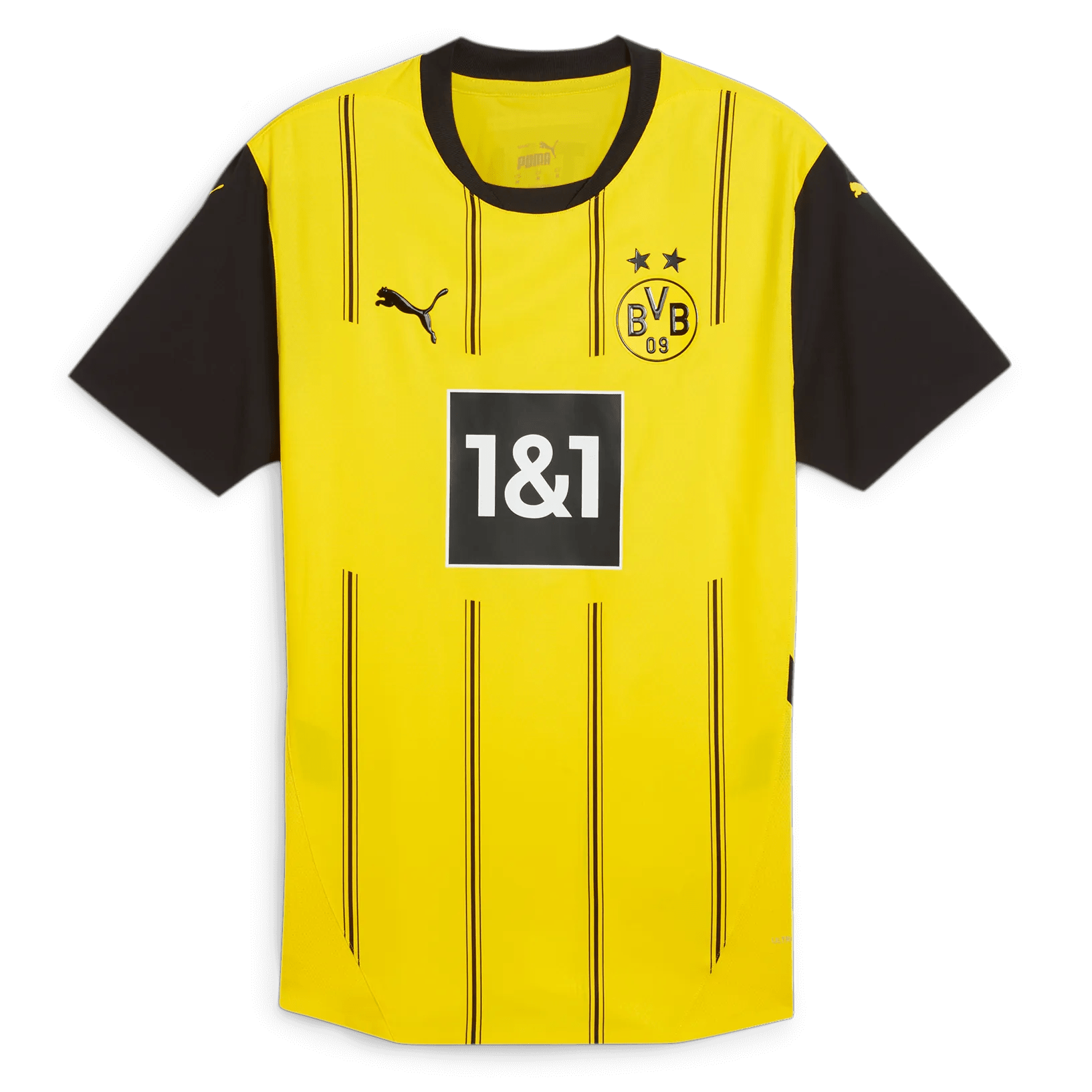 Puma 2024-25 Borussia Dortmund Men's Authentic Home Jersey (Front)